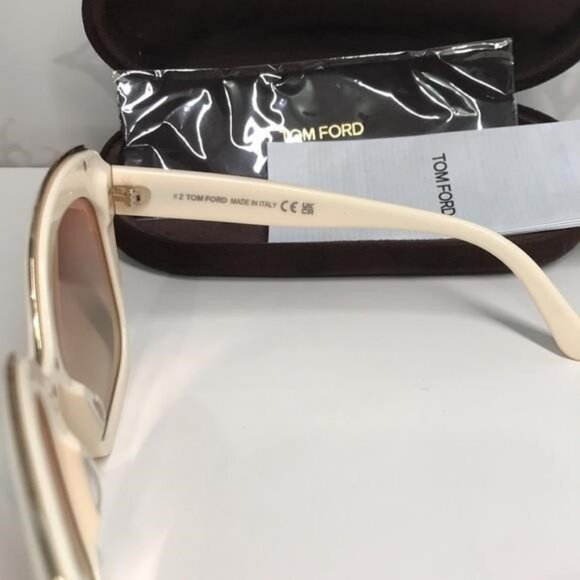 NEW Tom Ford Chantalle TF944 25T Women’s Sunglasses – Ivory / Gradient Pink - Picture 11 of 11